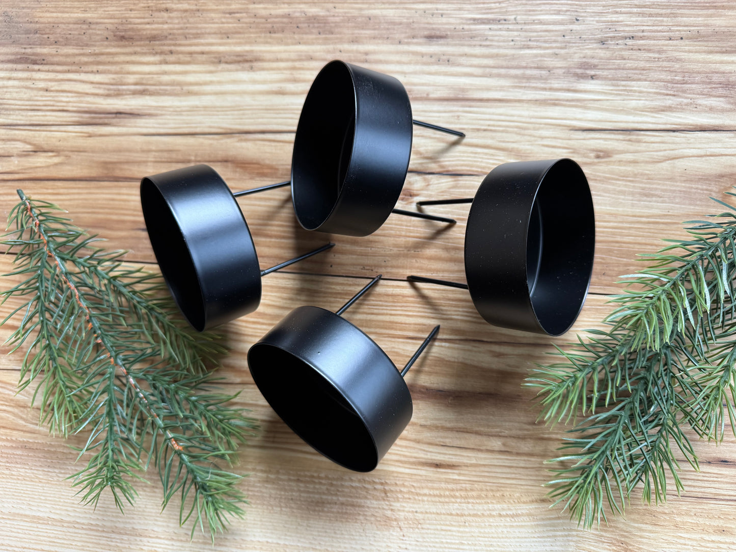 Metall Kerzenhalter „Doppelpick“