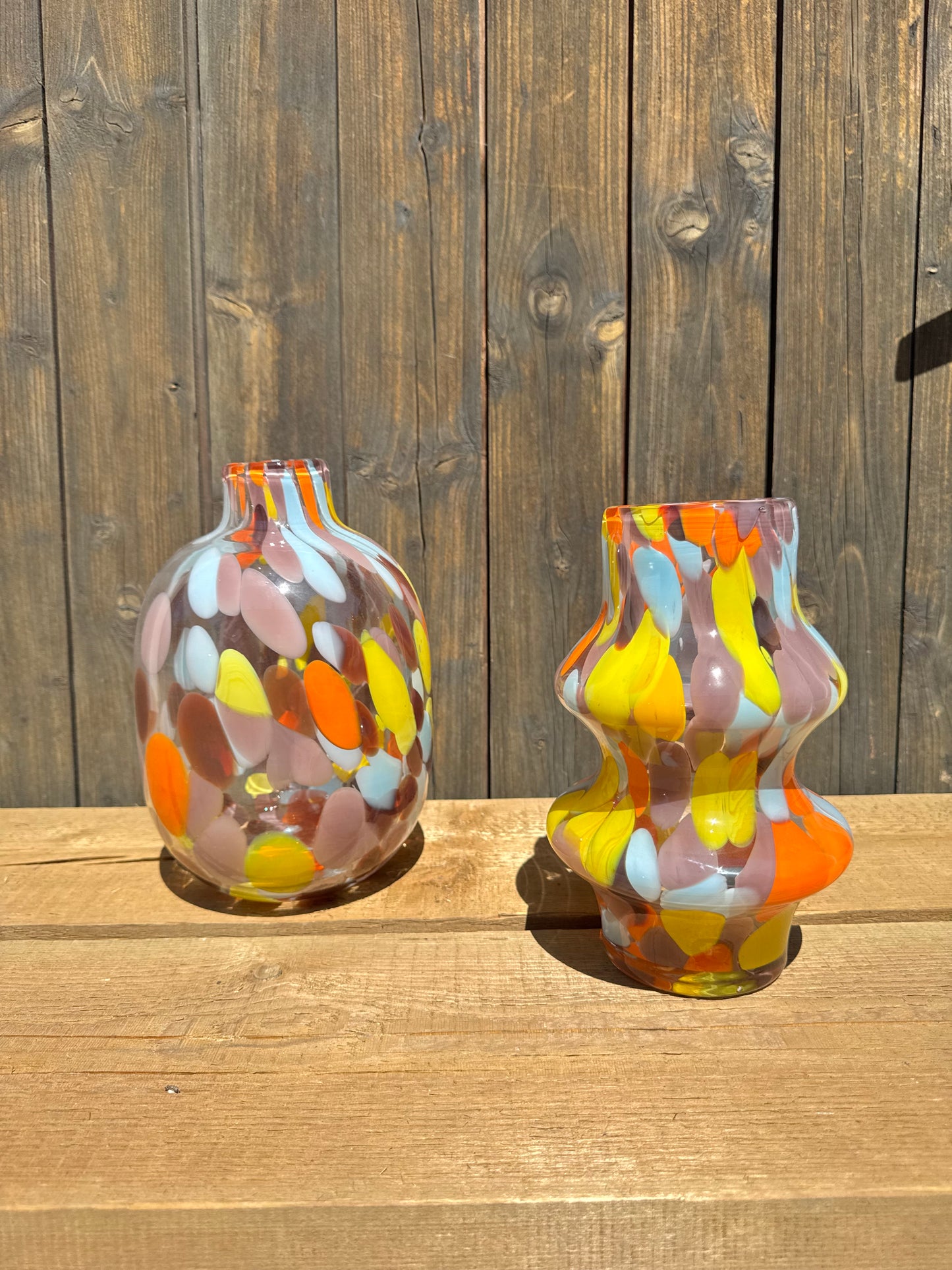 Vase „Color Swirl“