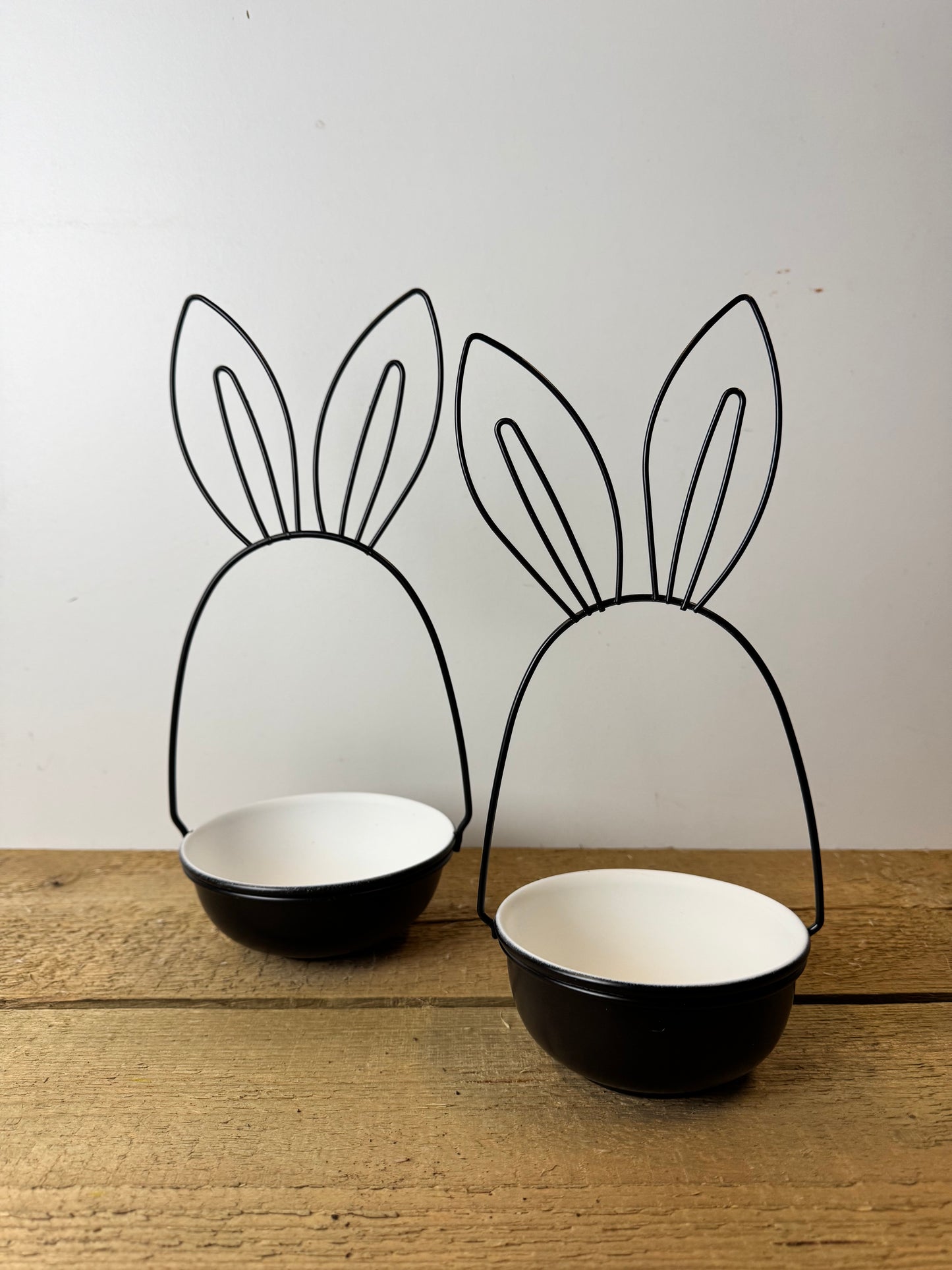 Metallkörbchen Hase