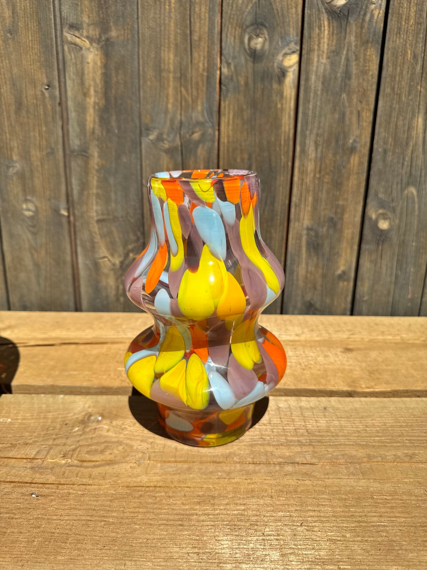 Vase „Color Swirl“