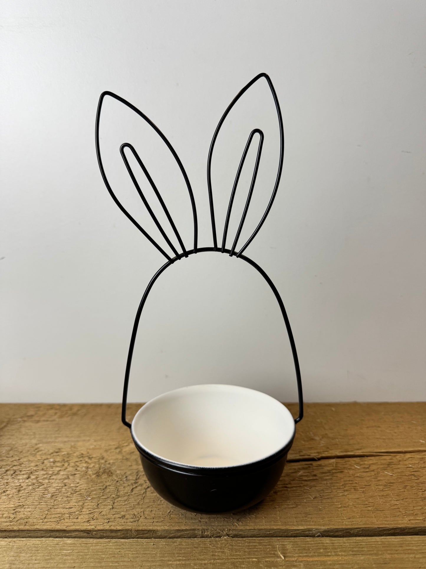 Metallkörbchen Hase