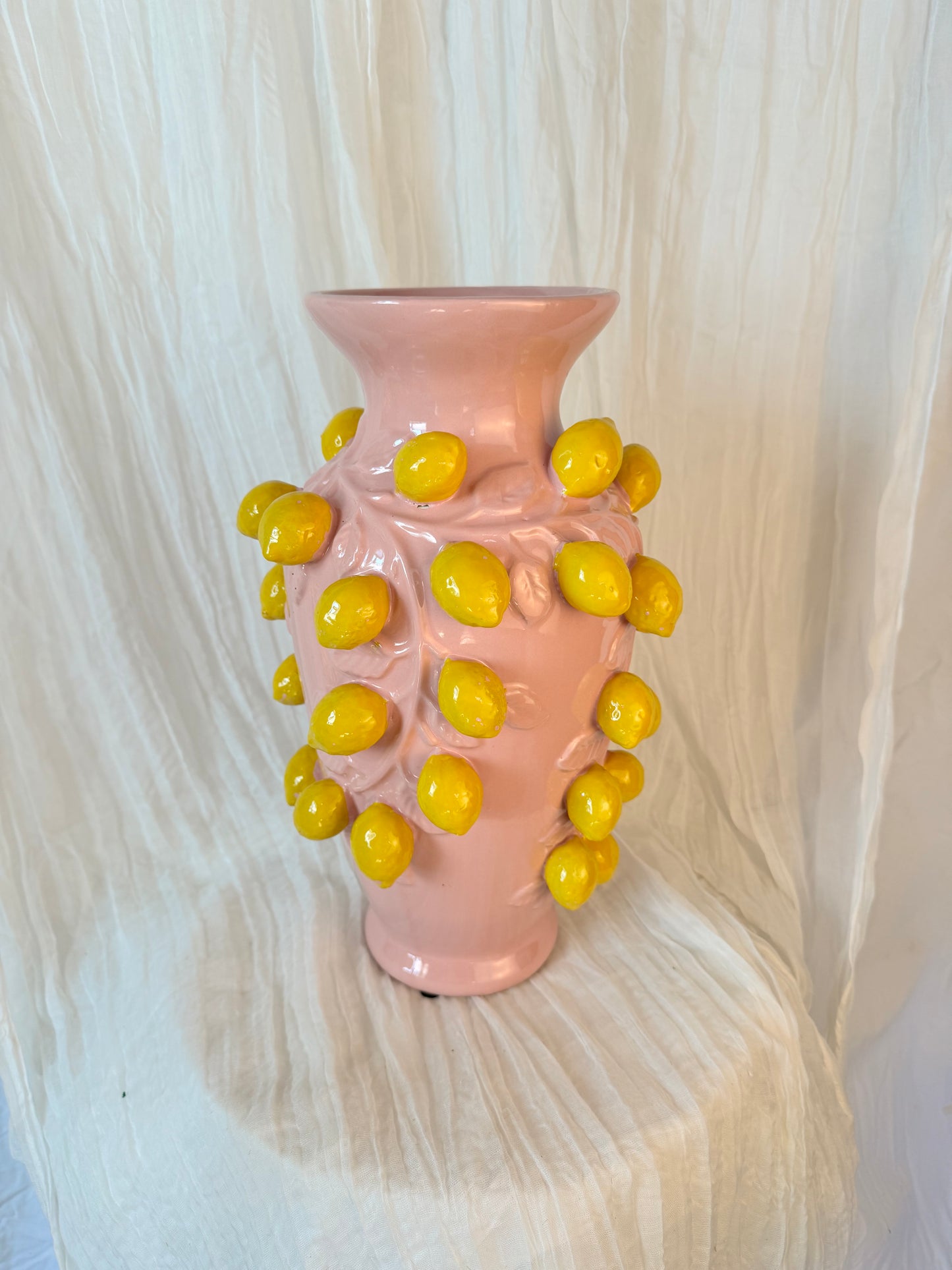 Zitronen Vase