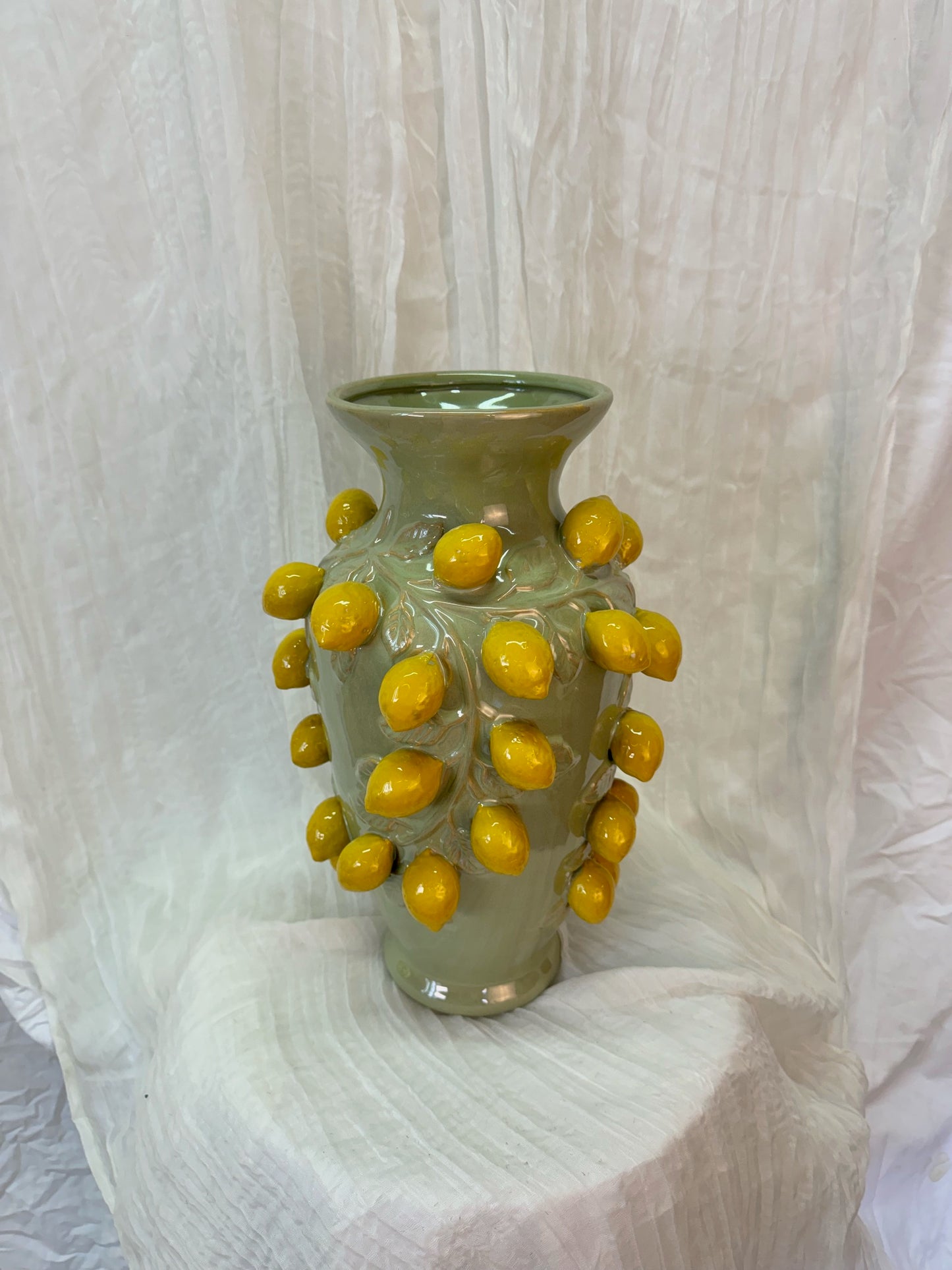 Zitronen Vase