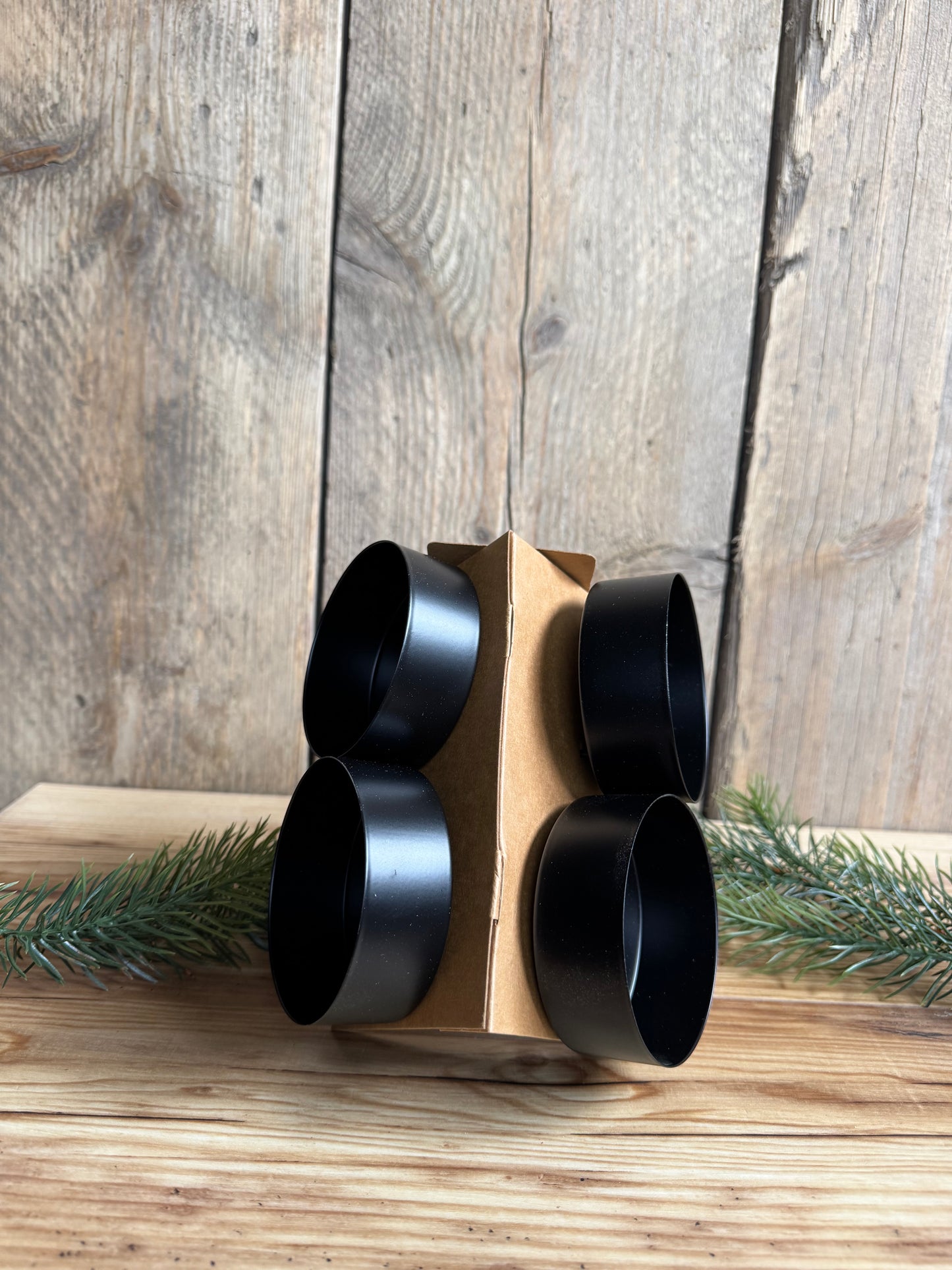 Metall Kerzenhalter „Doppelpick“