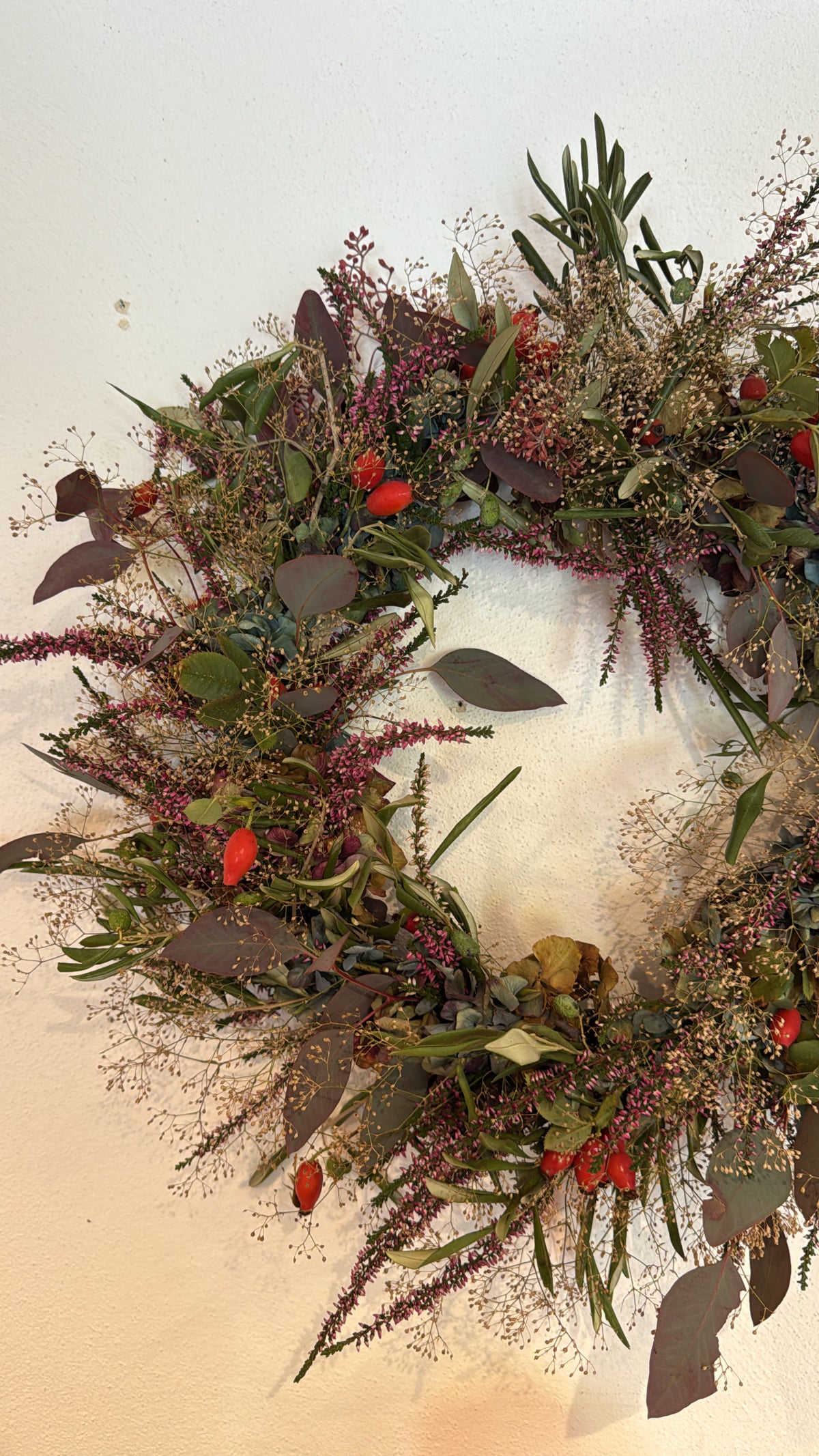 Wilder Herbst – handgebundener Herbstkranz 🍂