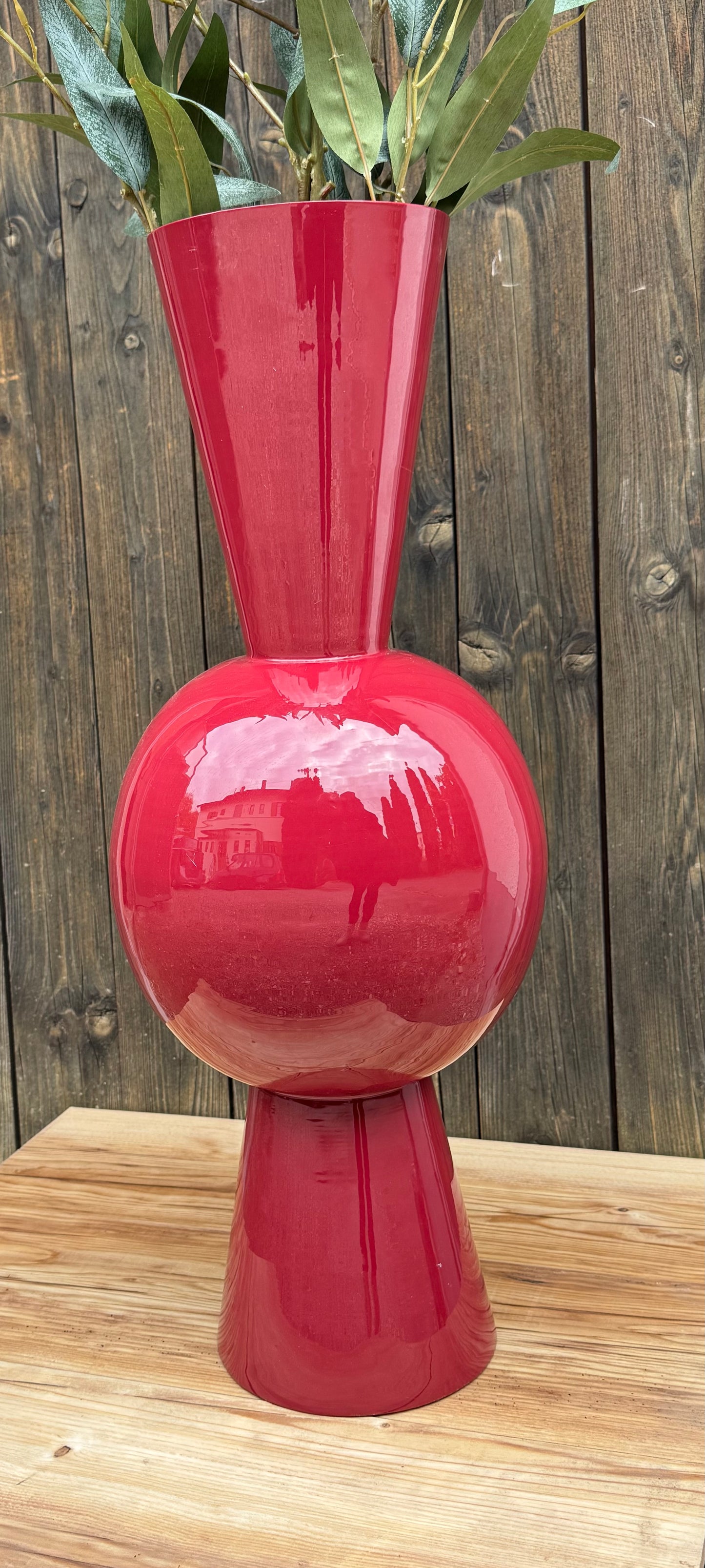 Bodenvase „Velvet Bordeaux“