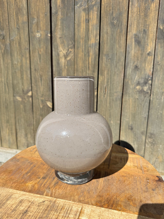 Glasvase „Golden Taupe“