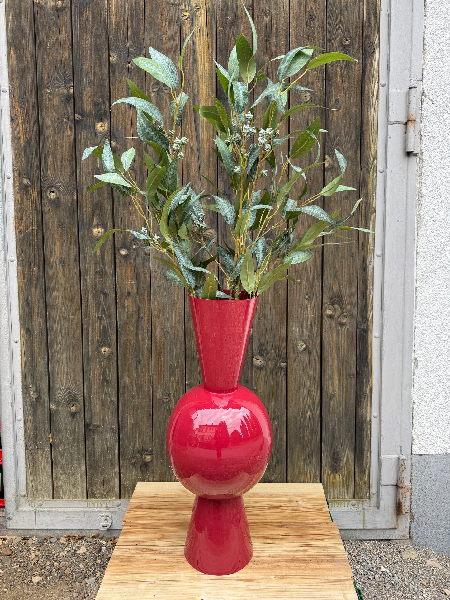 Bodenvase „Velvet Bordeaux“