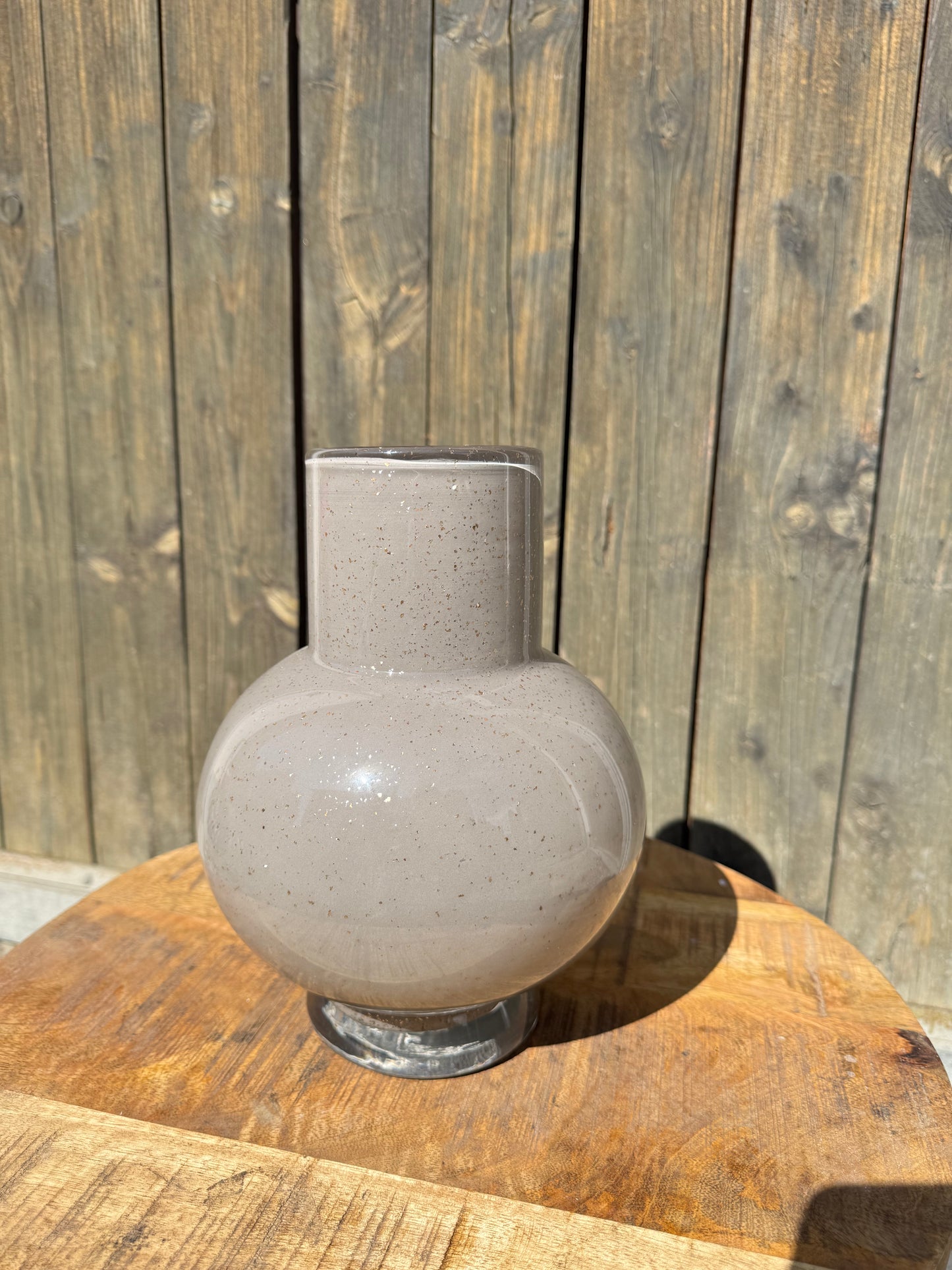Glasvase „Golden Taupe“