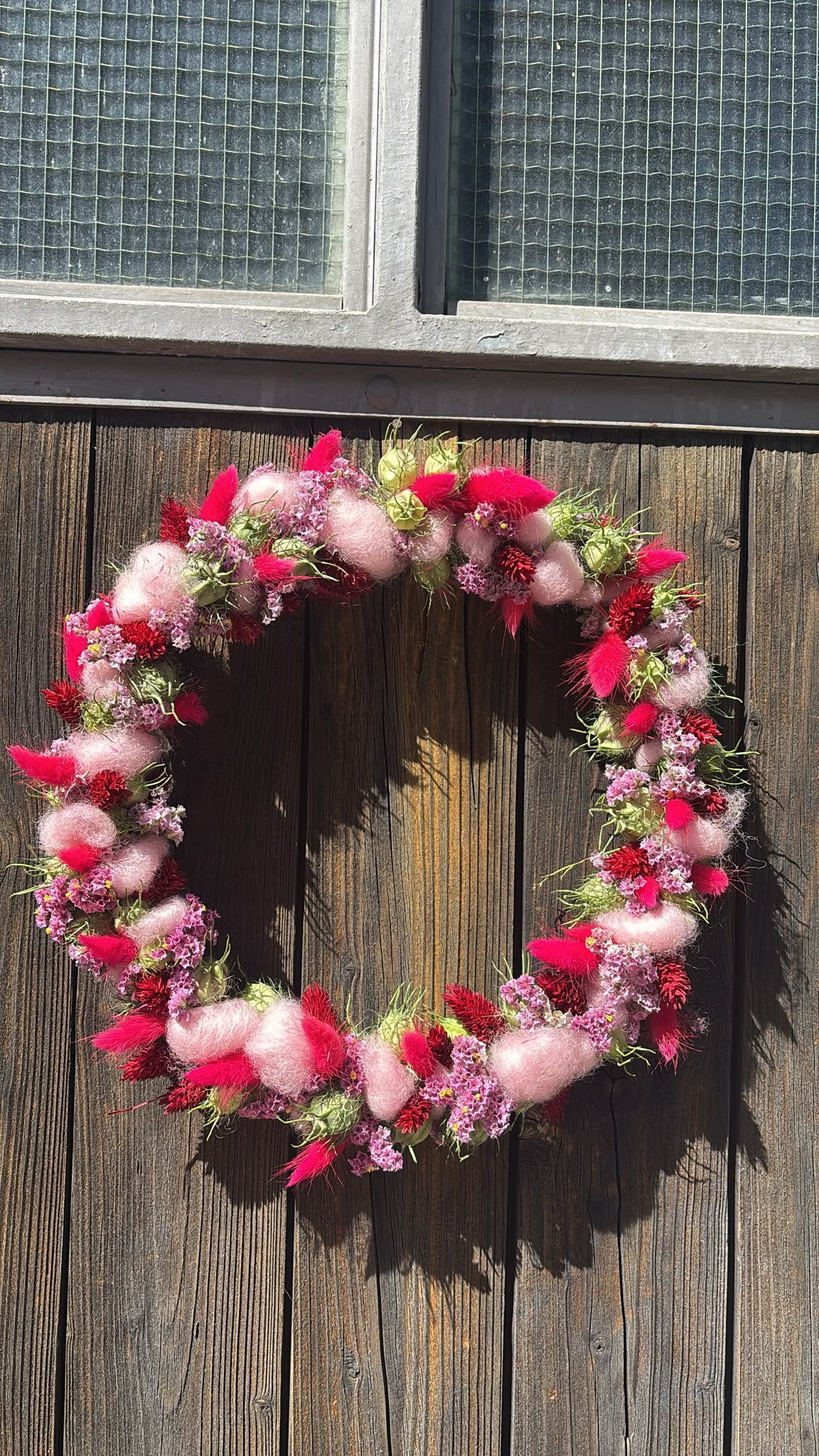 Trockenblumenkranz „Pink Bloom“ – Ø 30cm