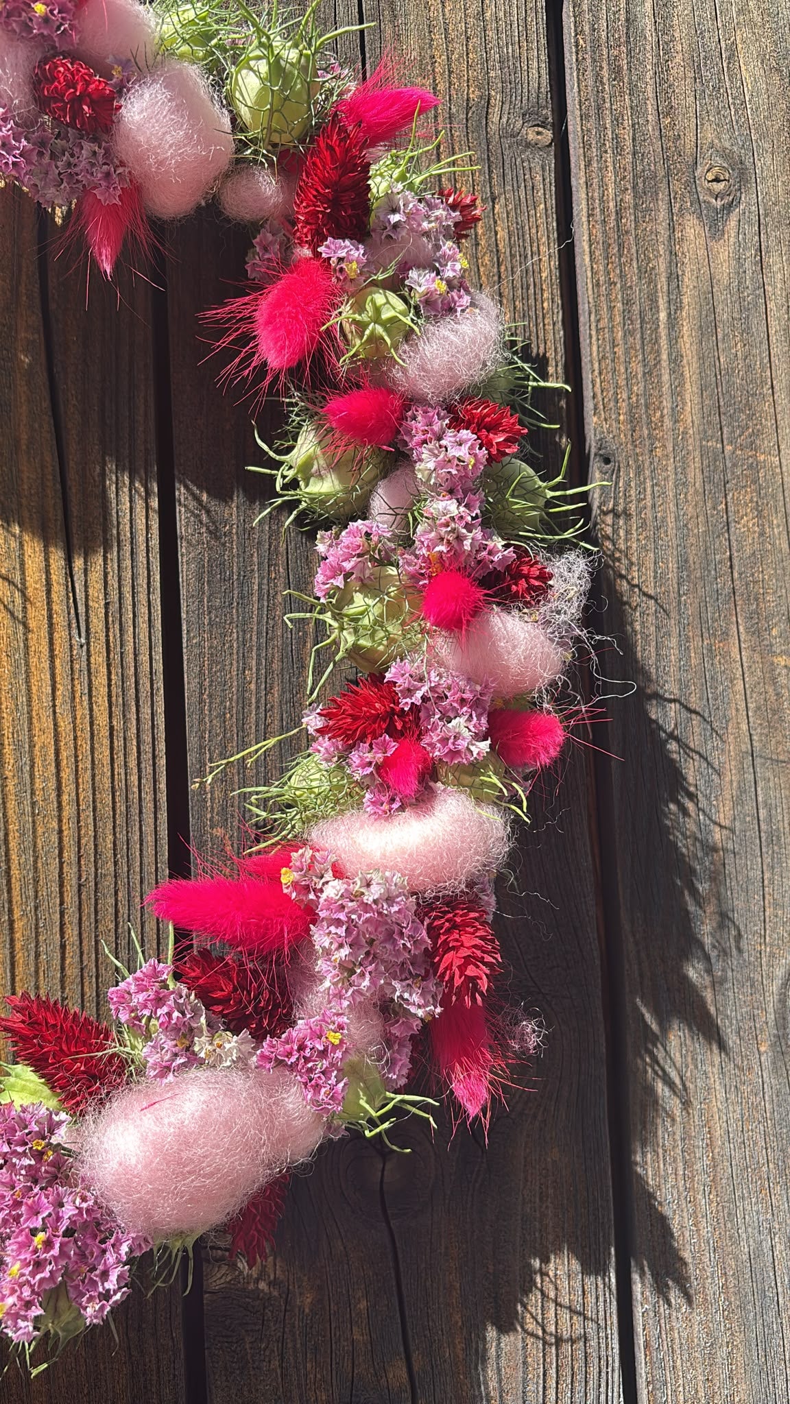 Trockenblumenkranz „Pink Bloom“ – Ø 30cm