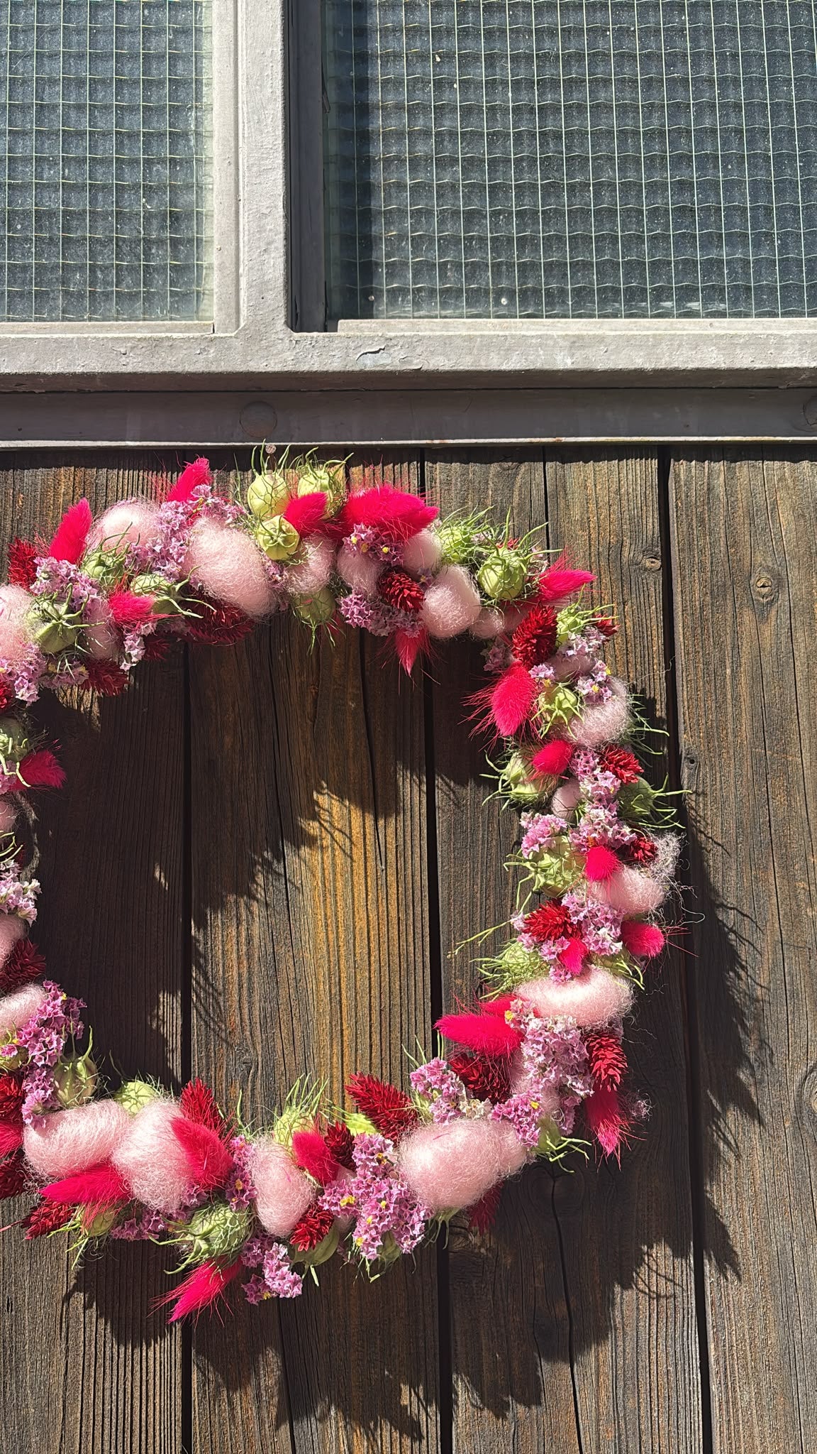 Trockenblumenkranz „Pink Bloom“ – Ø 30cm